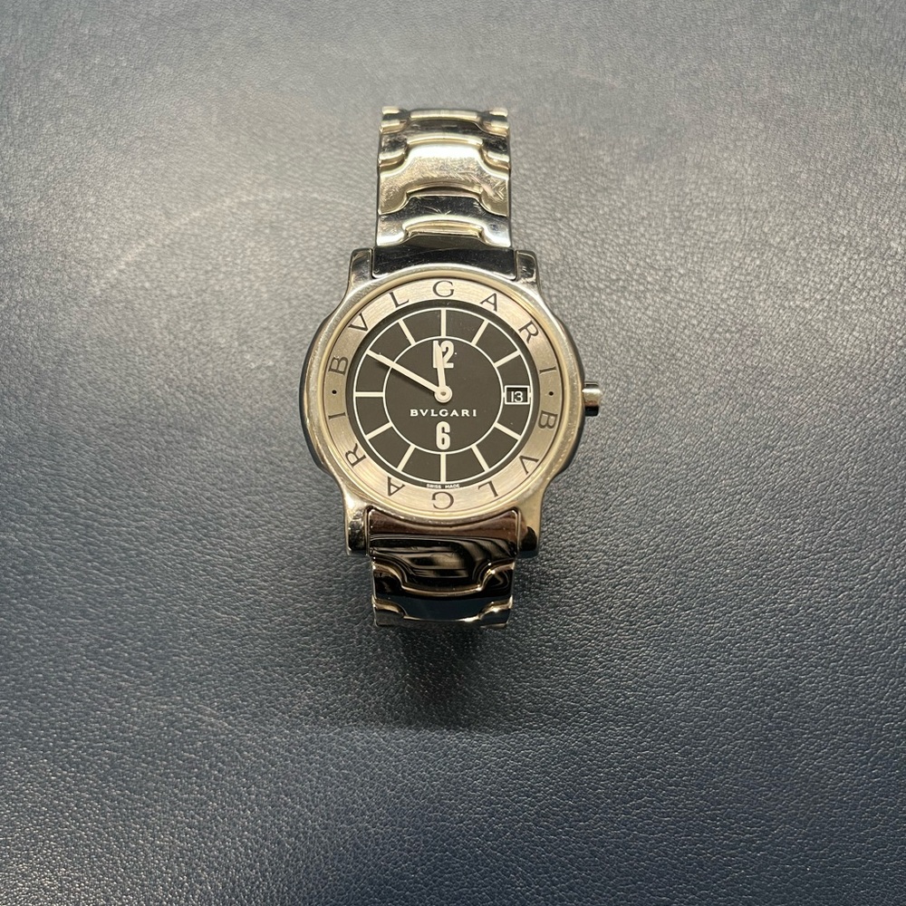Bvlgari Solotempo ST 35 S Stainless Steel Watch 35 mm